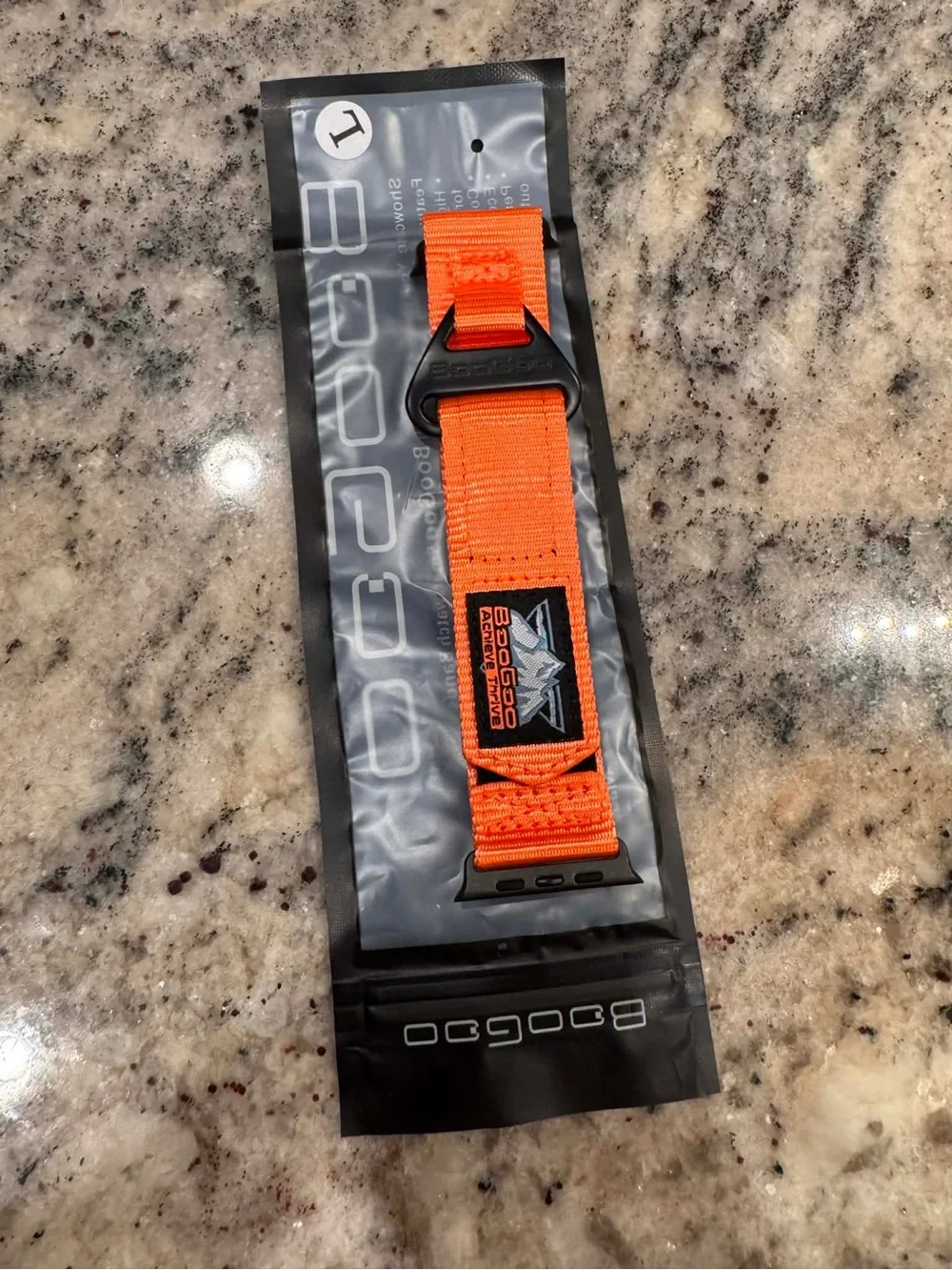 Amazon Orange Nylon Sport Loop Smart Watch Band